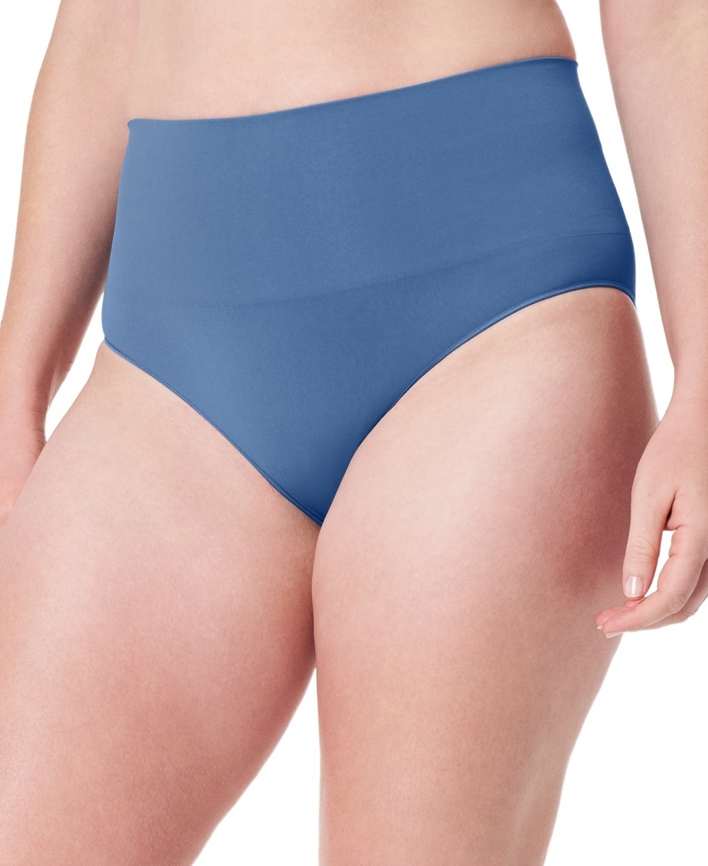 NWT SPANX Womens Seamless Shaping Brief Indigo Haze S